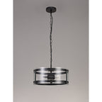 NL71009 Prince Pendant 2 Light Polished Chrome
