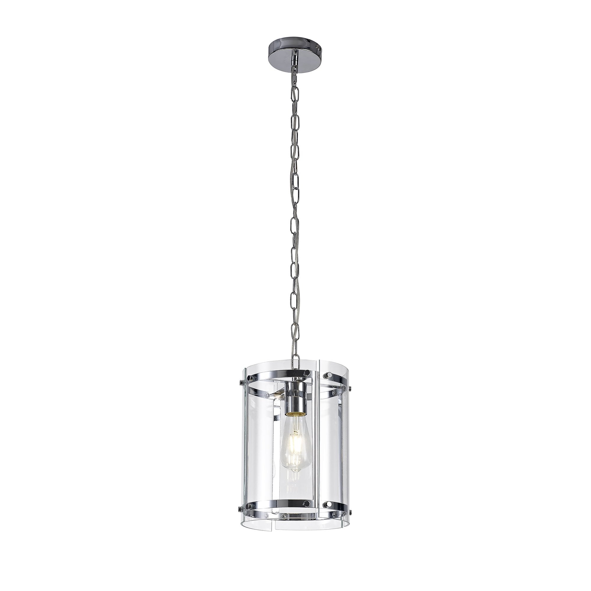 NL71069 Prince Pendant 2 Light Polished Chrome