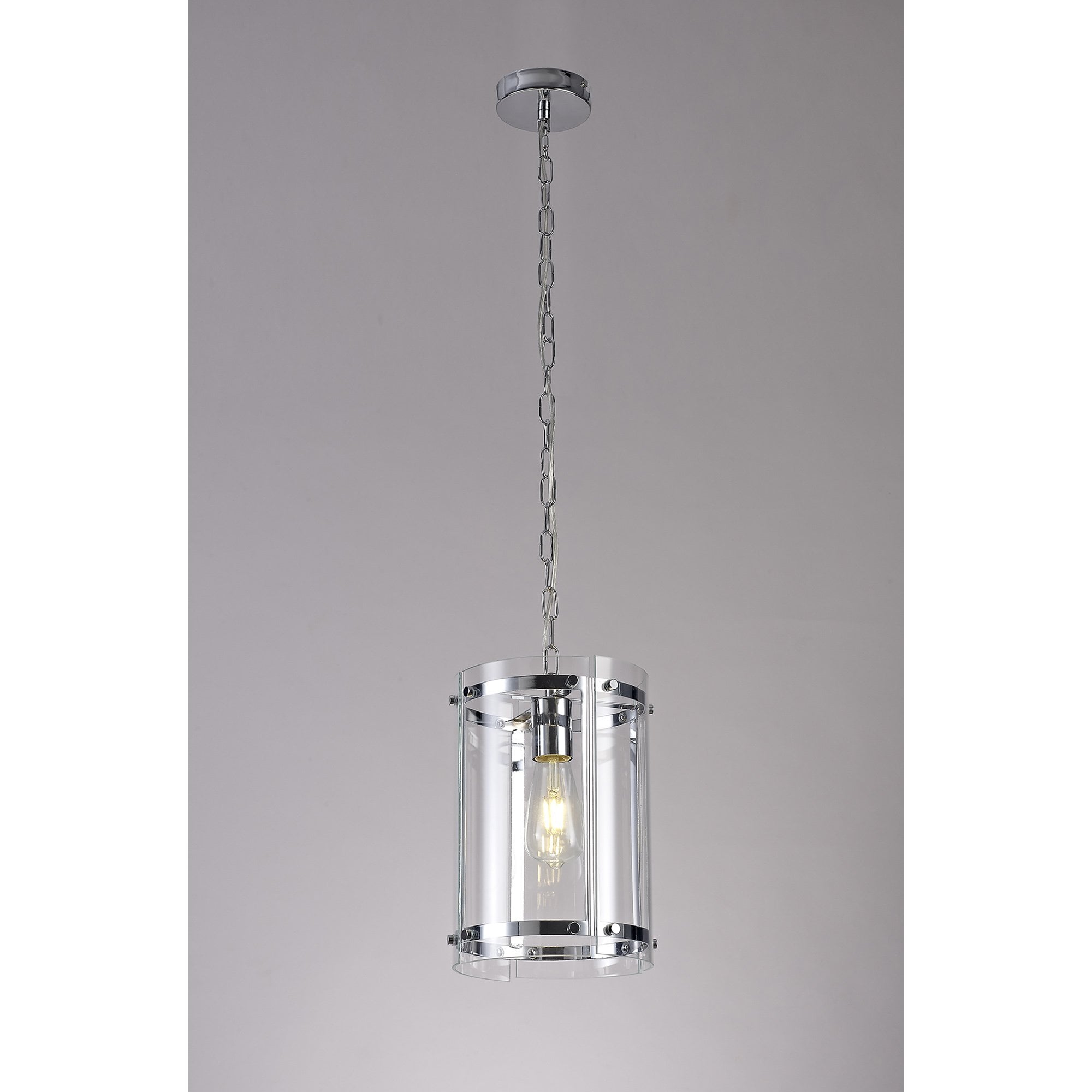 NL71069 Prince Pendant 2 Light Polished Chrome