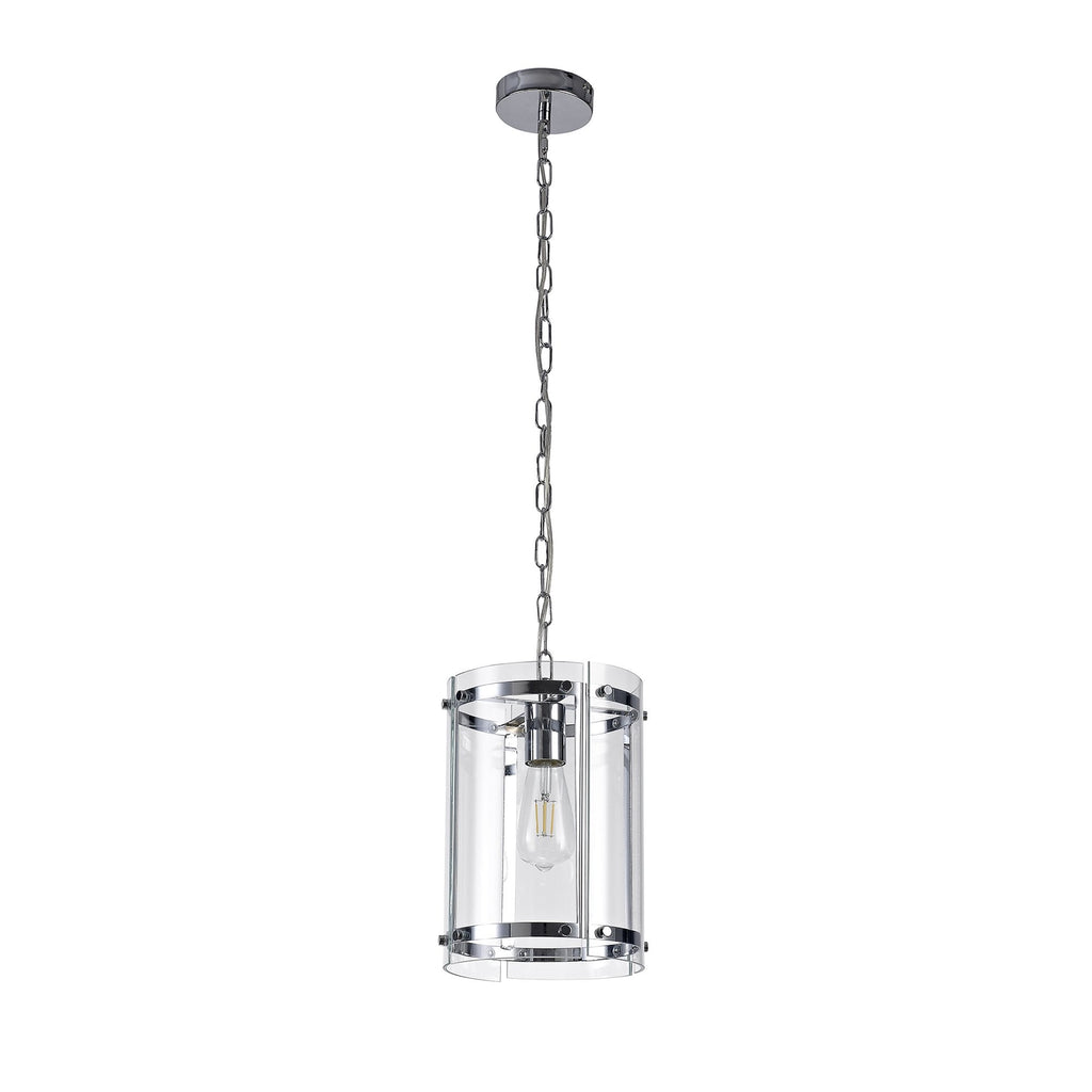 NL71069 Prince Pendant 2 Light Polished Chrome