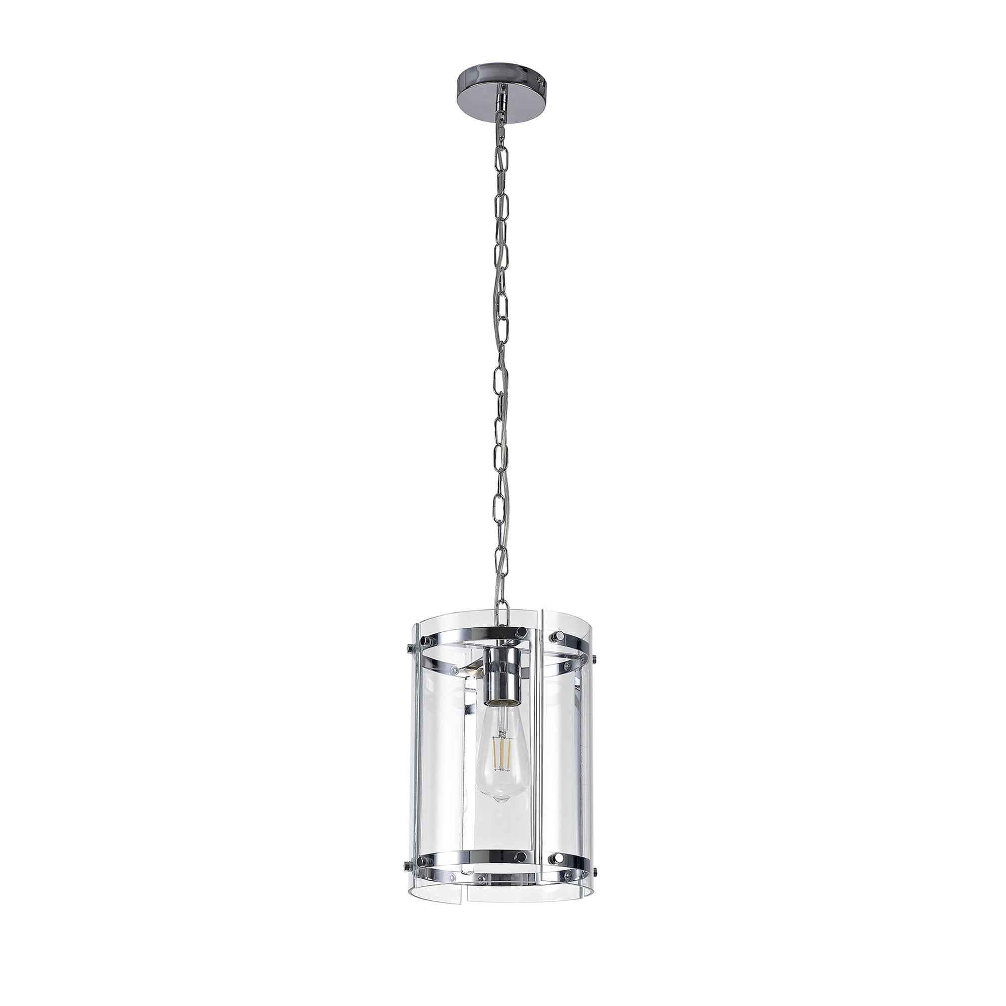 NL71069 Prince Pendant 2 Light Polished Chrome