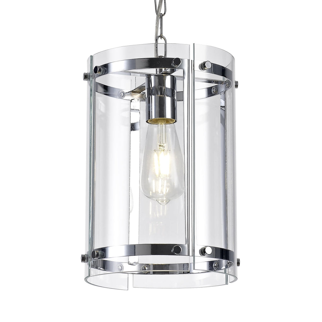 NL71069 Prince Pendant 2 Light Polished Chrome