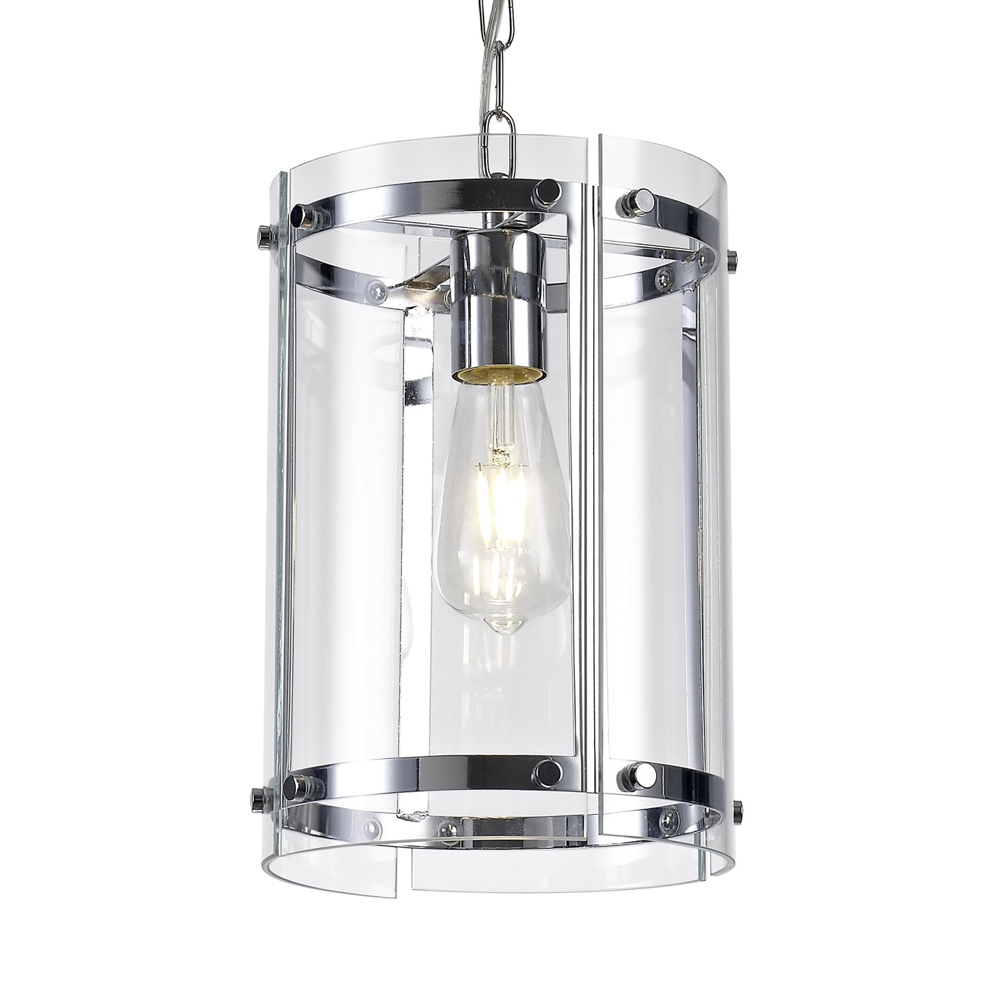 NL71069 Prince Pendant 2 Light Polished Chrome