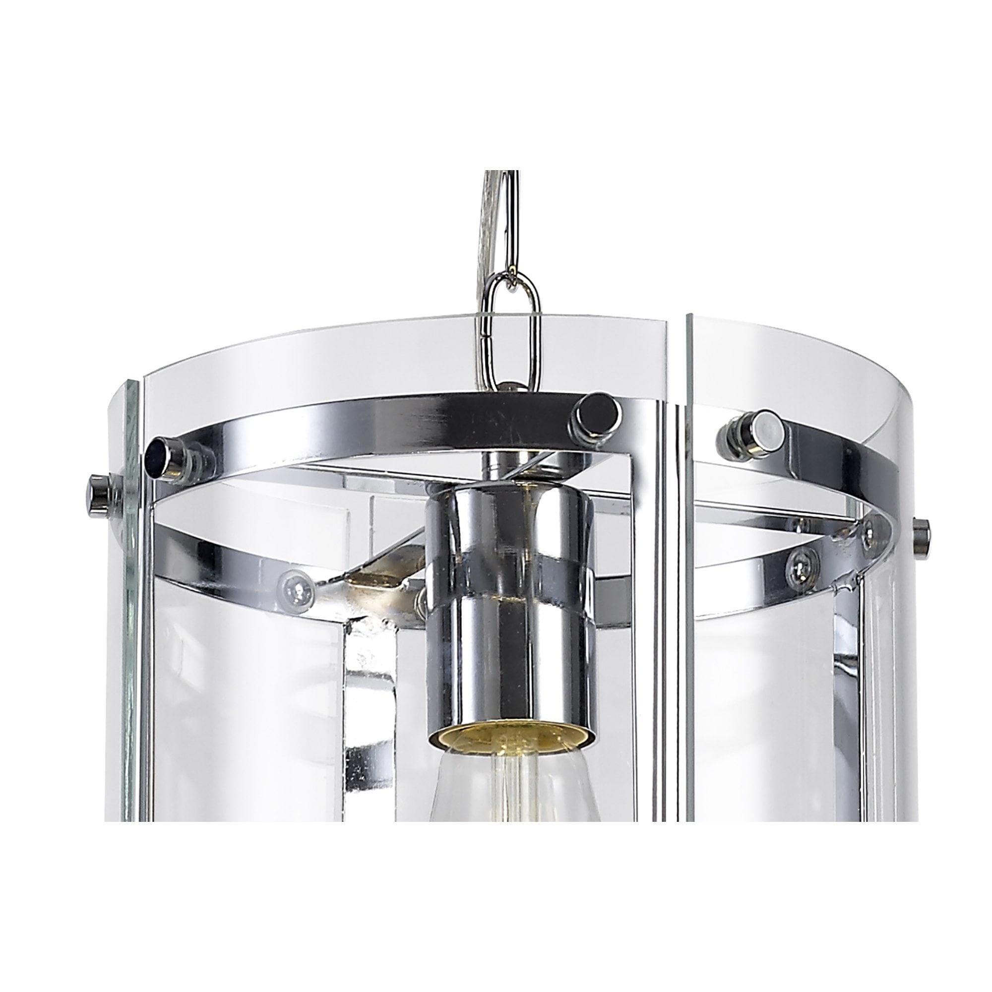 NL71069 Prince Pendant 2 Light Polished Chrome