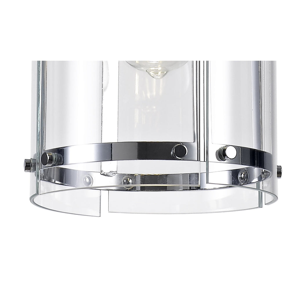 NL71069 Prince Pendant 2 Light Polished Chrome
