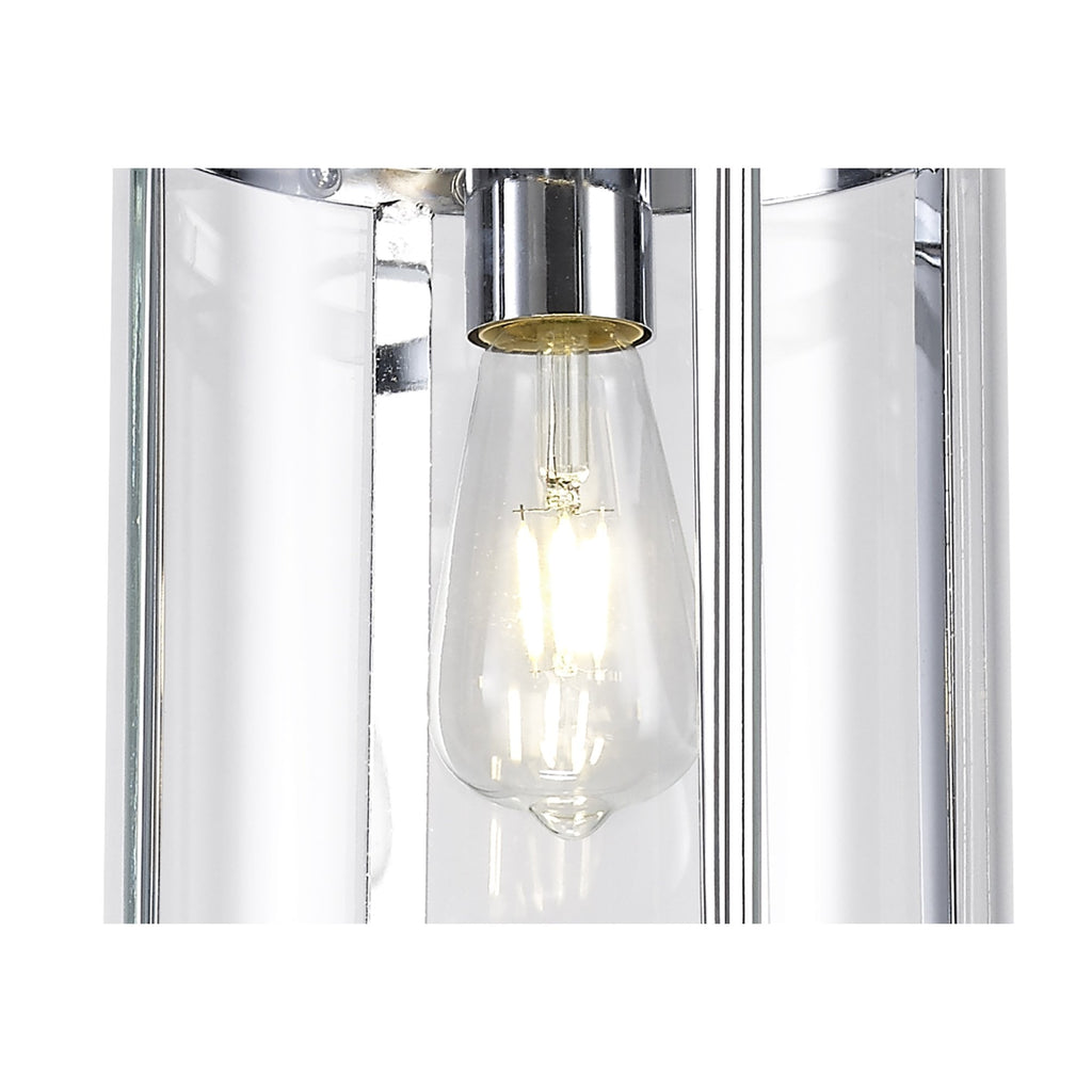 NL71069 Prince Pendant 2 Light Polished Chrome