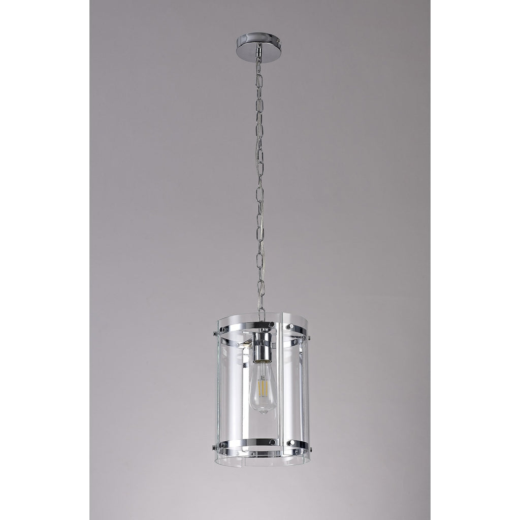 NL71069 Prince Pendant 2 Light Polished Chrome