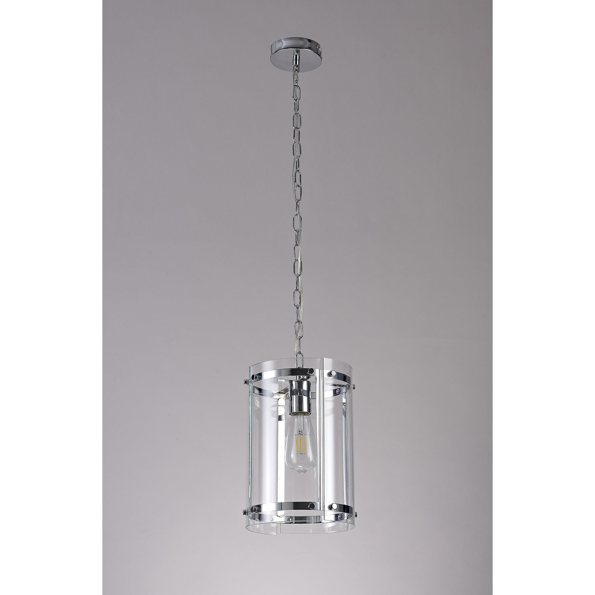 NL71069 Prince Pendant 2 Light Polished Chrome