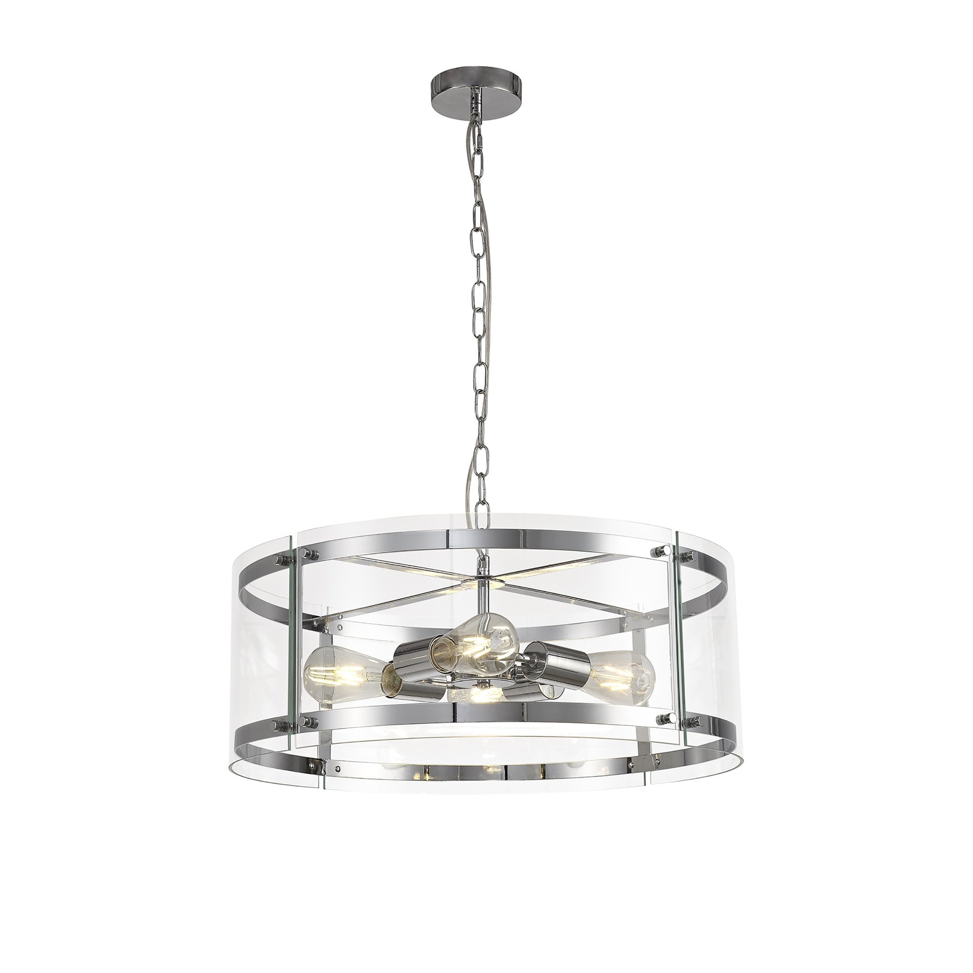 NL74149 Prince Pendant 4 Light Polished Chrome