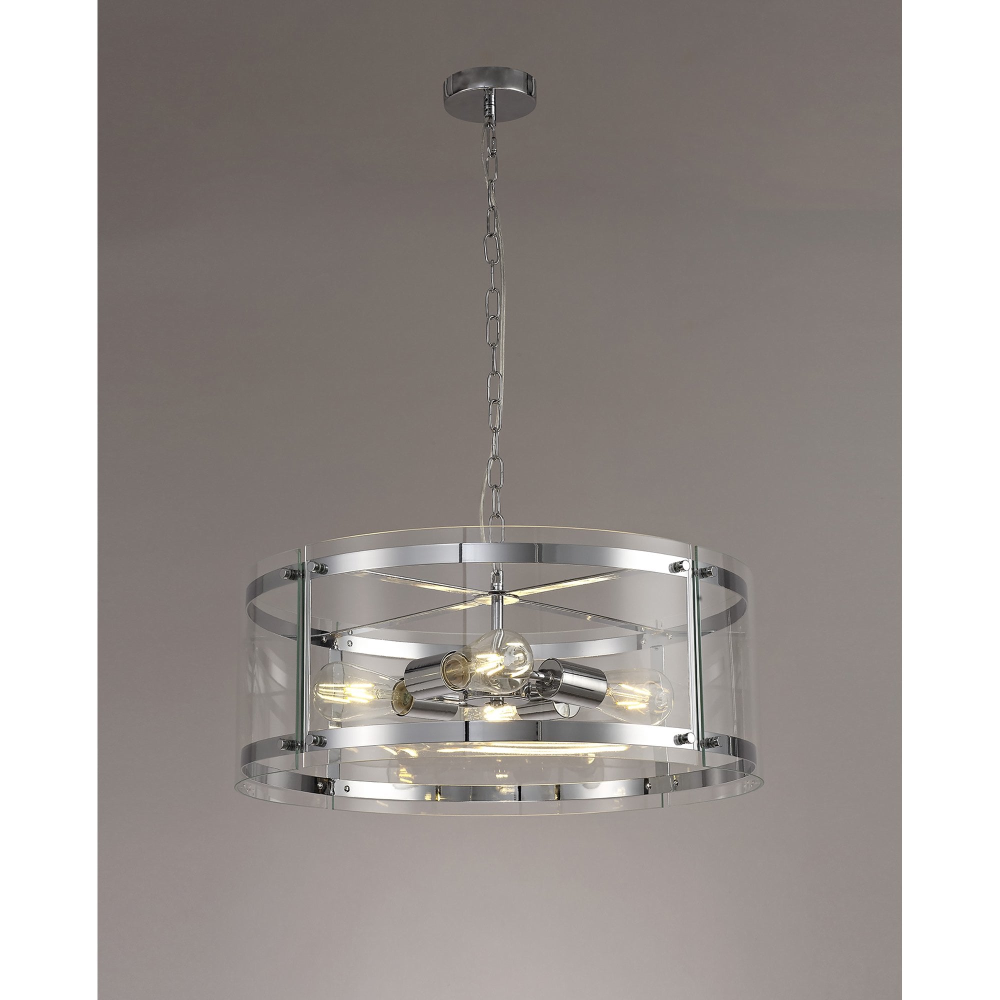 NL74149 Prince Pendant 4 Light Polished Chrome