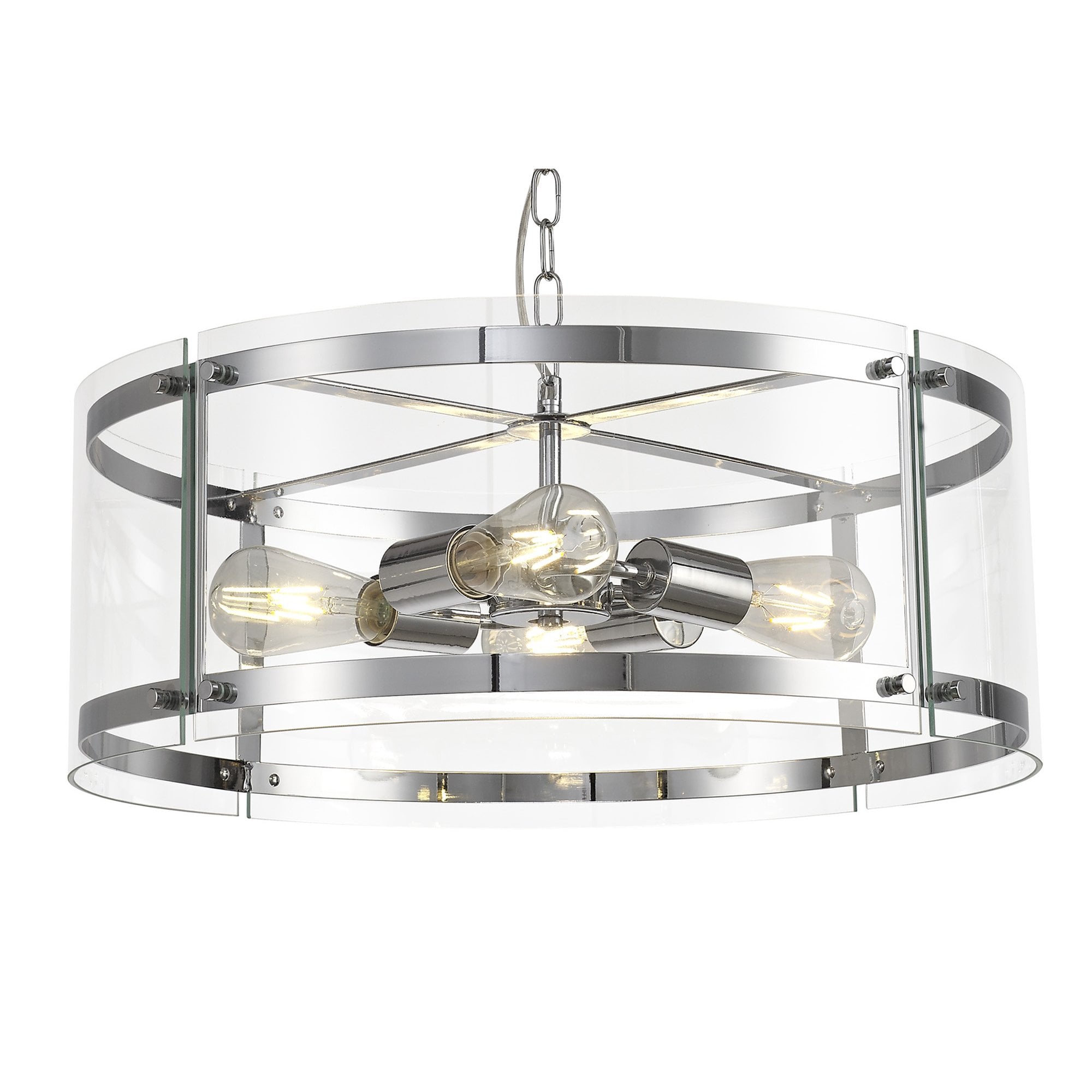 NL74149 Prince Pendant 4 Light Polished Chrome