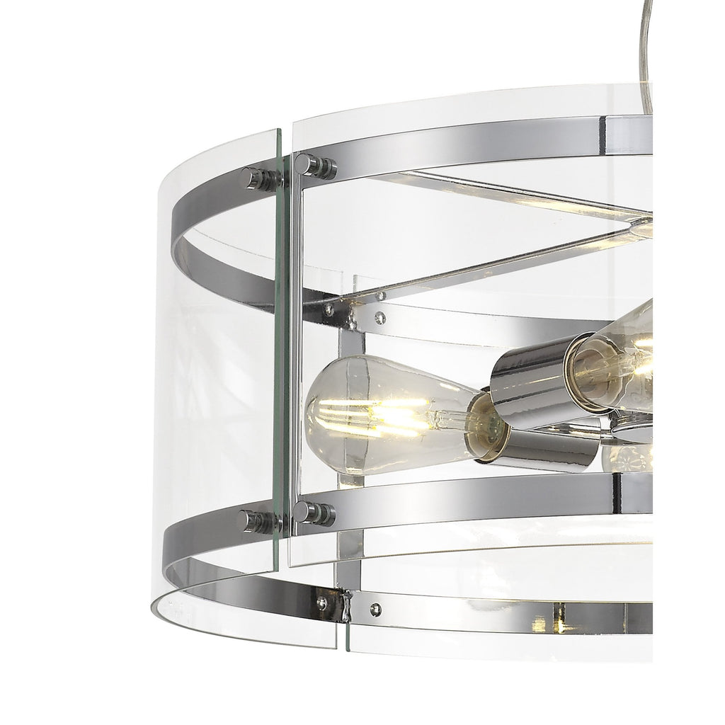 NL74149 Prince Pendant 4 Light Polished Chrome
