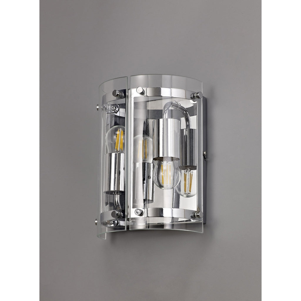 NL74159 Prince Wall  Light 2 Light Polished Chrome