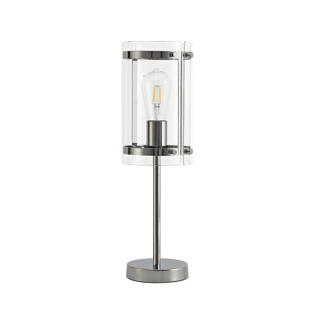 NL74169 Prince Table Lamp 1 Light Polished Chrome