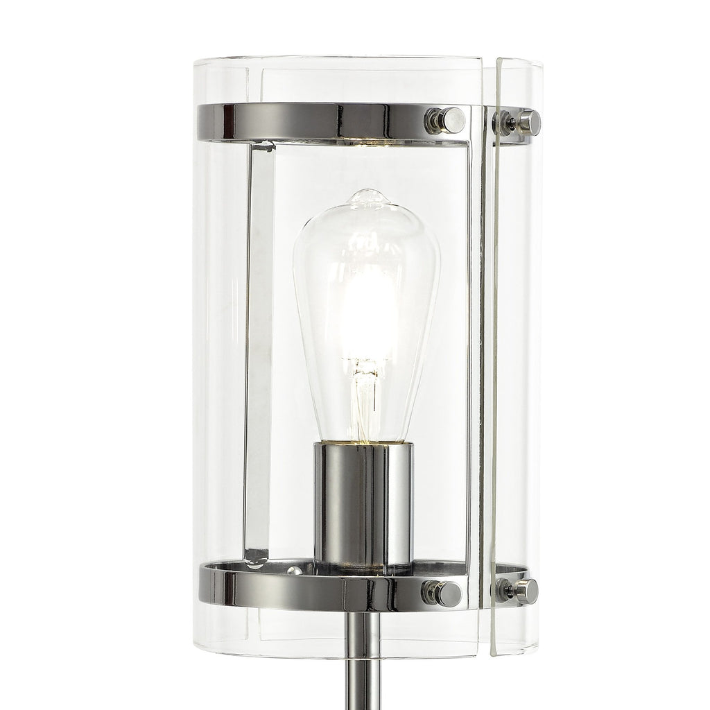 NL74169 Prince Table Lamp 1 Light Polished Chrome