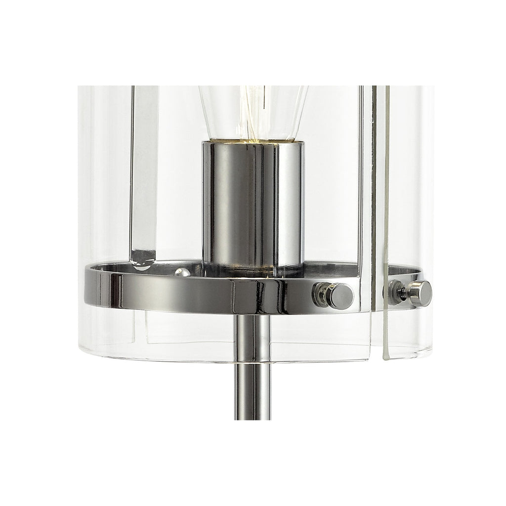 NL74169 Prince Table Lamp 1 Light Polished Chrome
