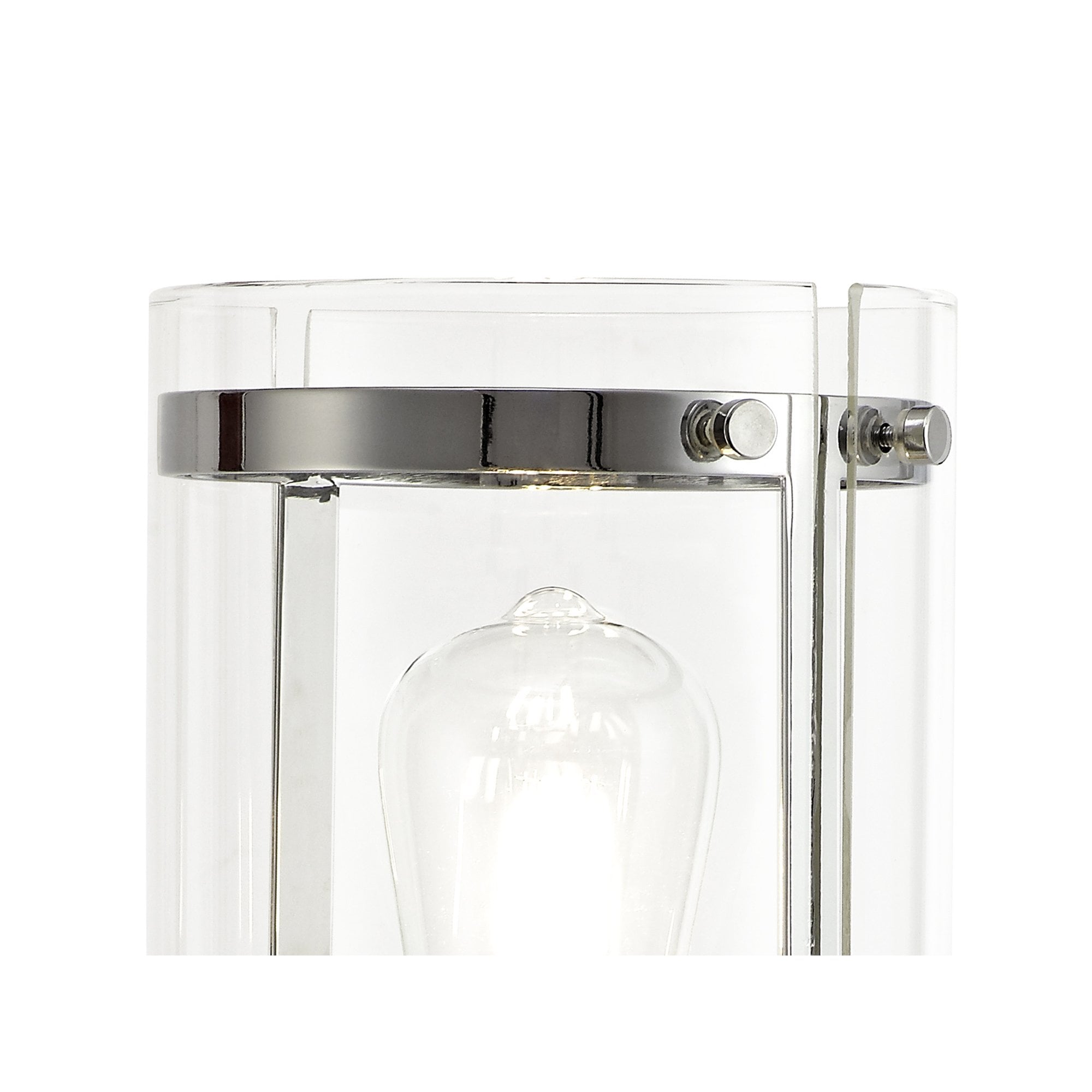NL74169 Prince Table Lamp 1 Light Polished Chrome