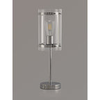 NL74169 Prince Table Lamp 1 Light Polished Chrome