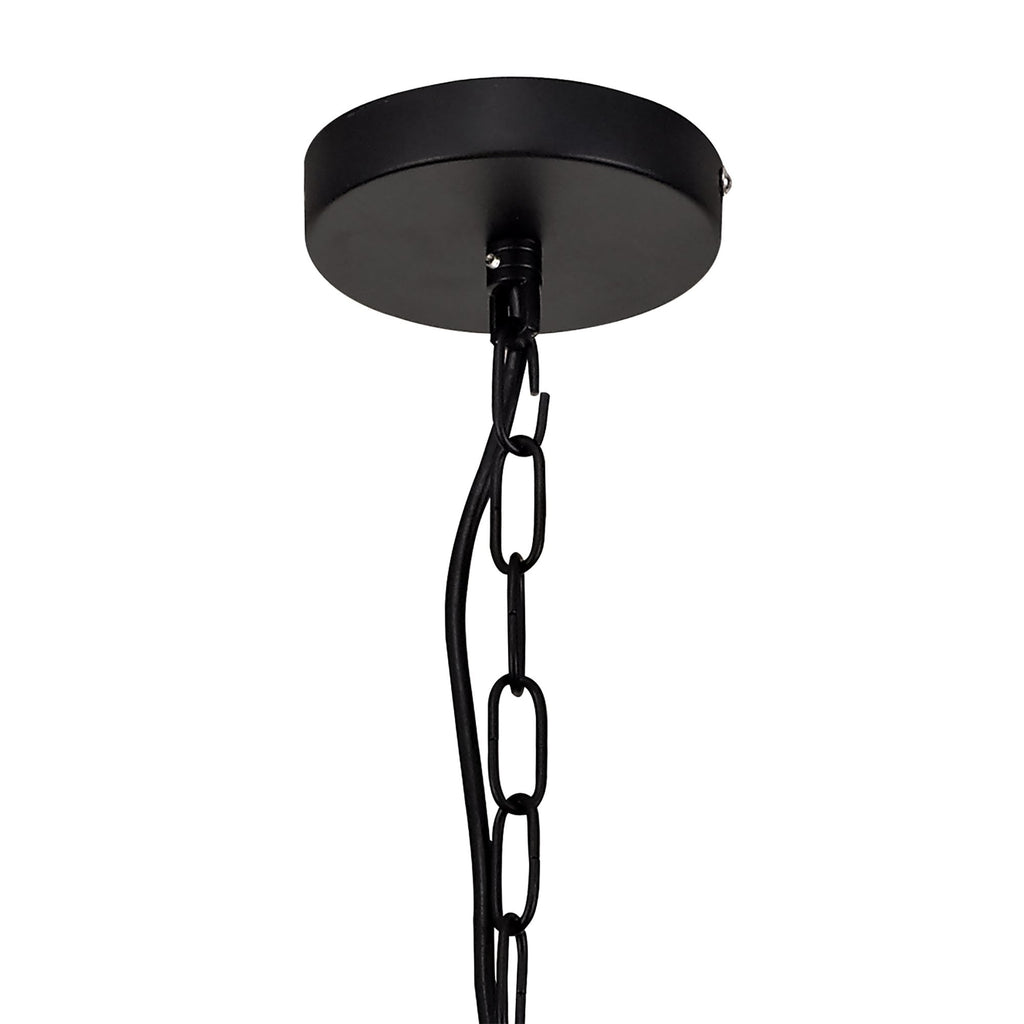 NL81689 Prince Pendant 4 Light Matt Black