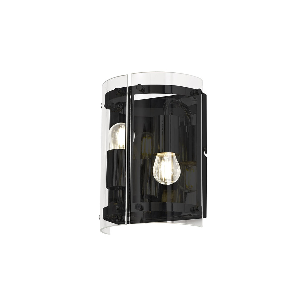 NL81699 Prince Wall  Light 2 Light Matt Black