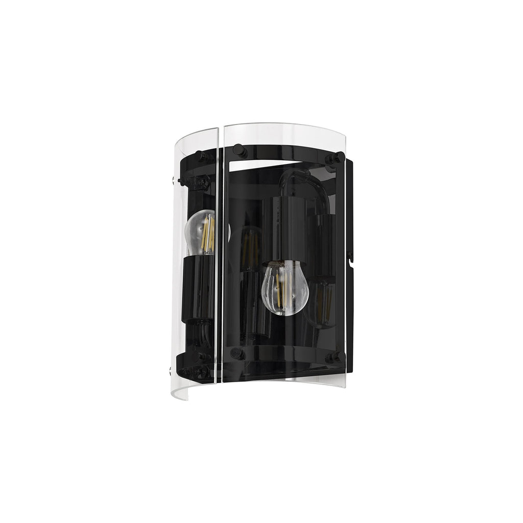 NL81699 Prince Wall  Light 2 Light Matt Black