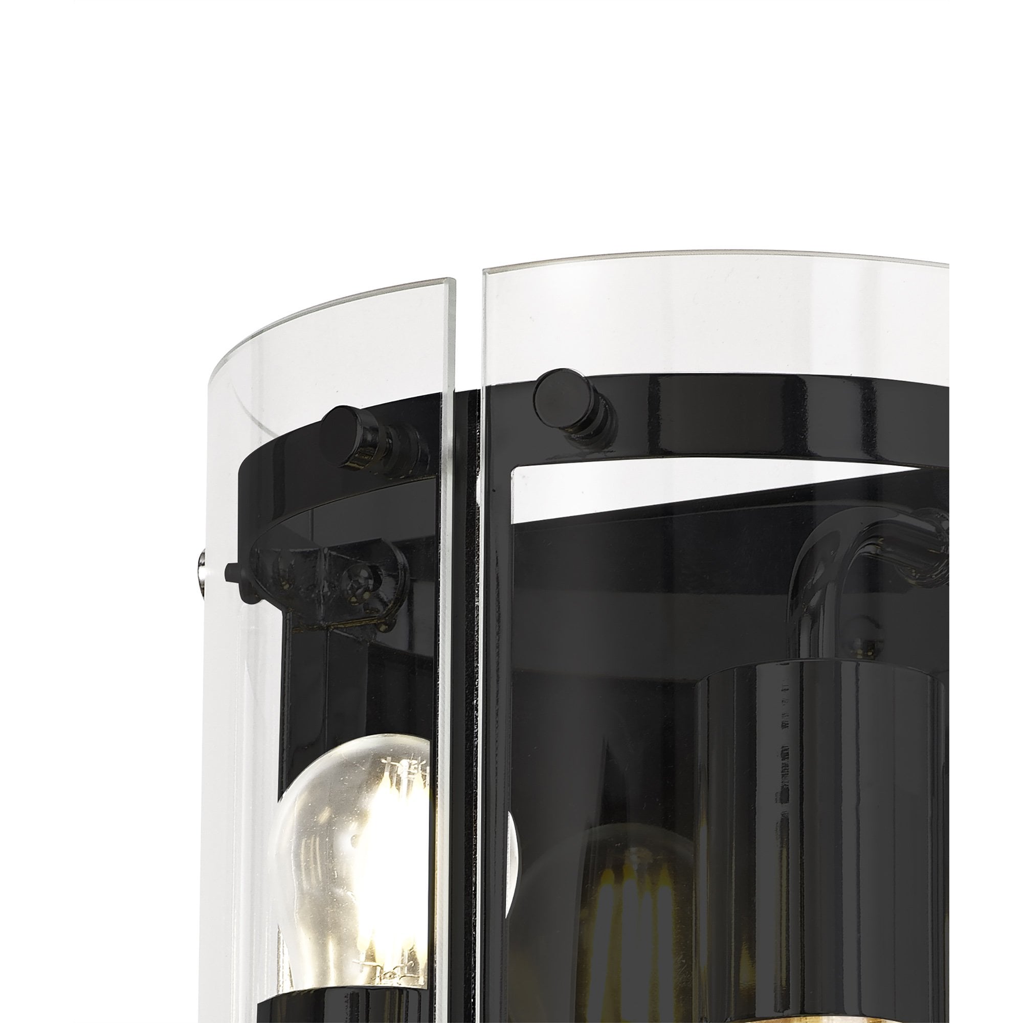 NL81699 Prince Wall  Light 2 Light Matt Black