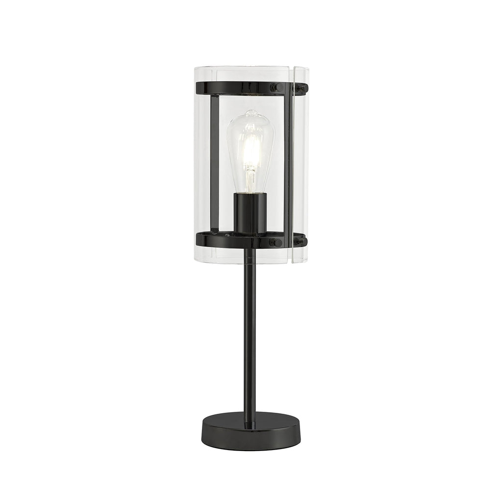 NL81709 Prince Table Lamp 1 Light Matt Black