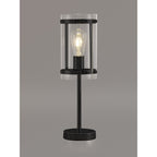 NL81709 Prince Table Lamp 1 Light Matt Black