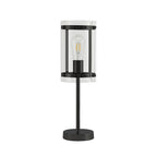 NL81709 Prince Table Lamp 1 Light Matt Black
