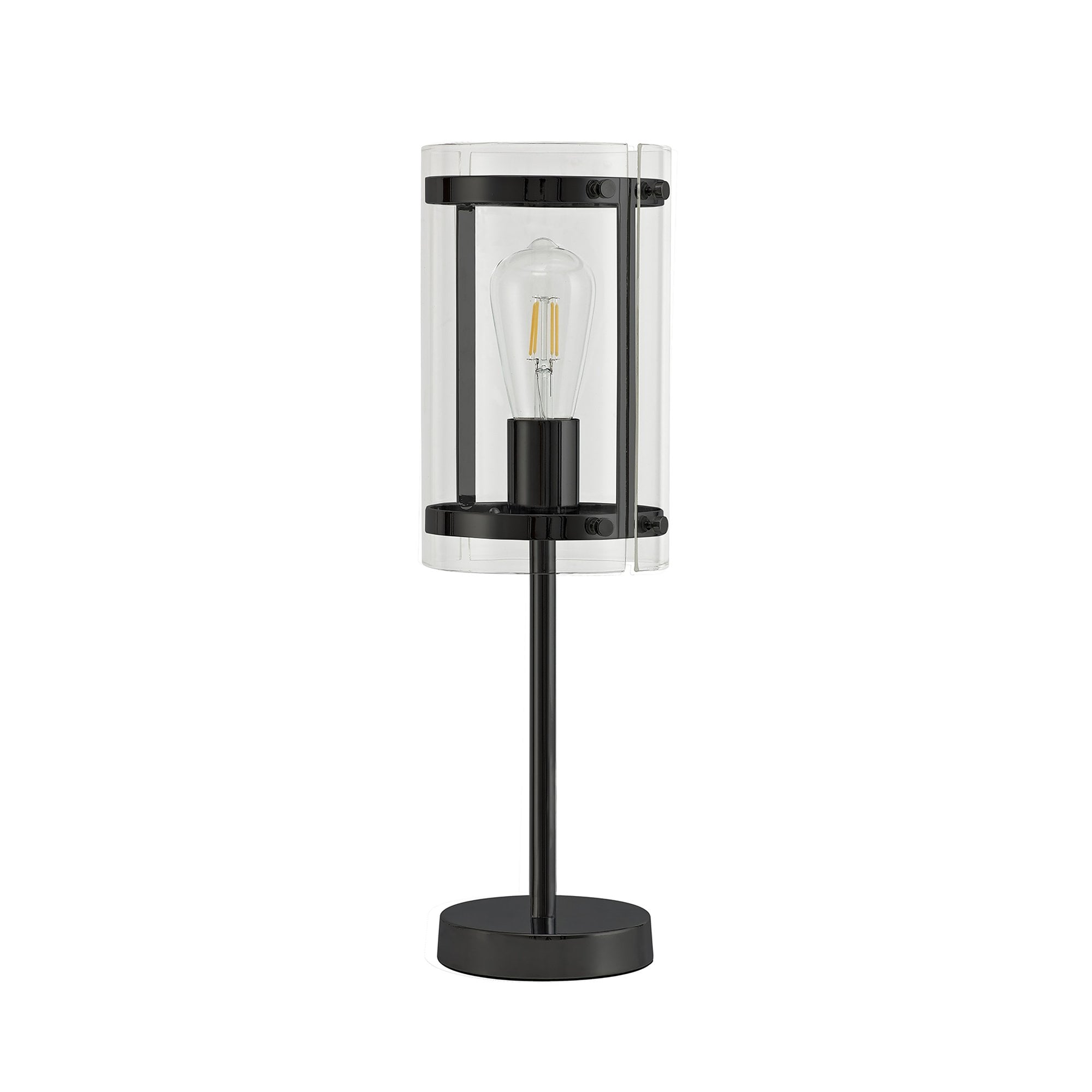 NL81709 Prince Table Lamp 1 Light Matt Black