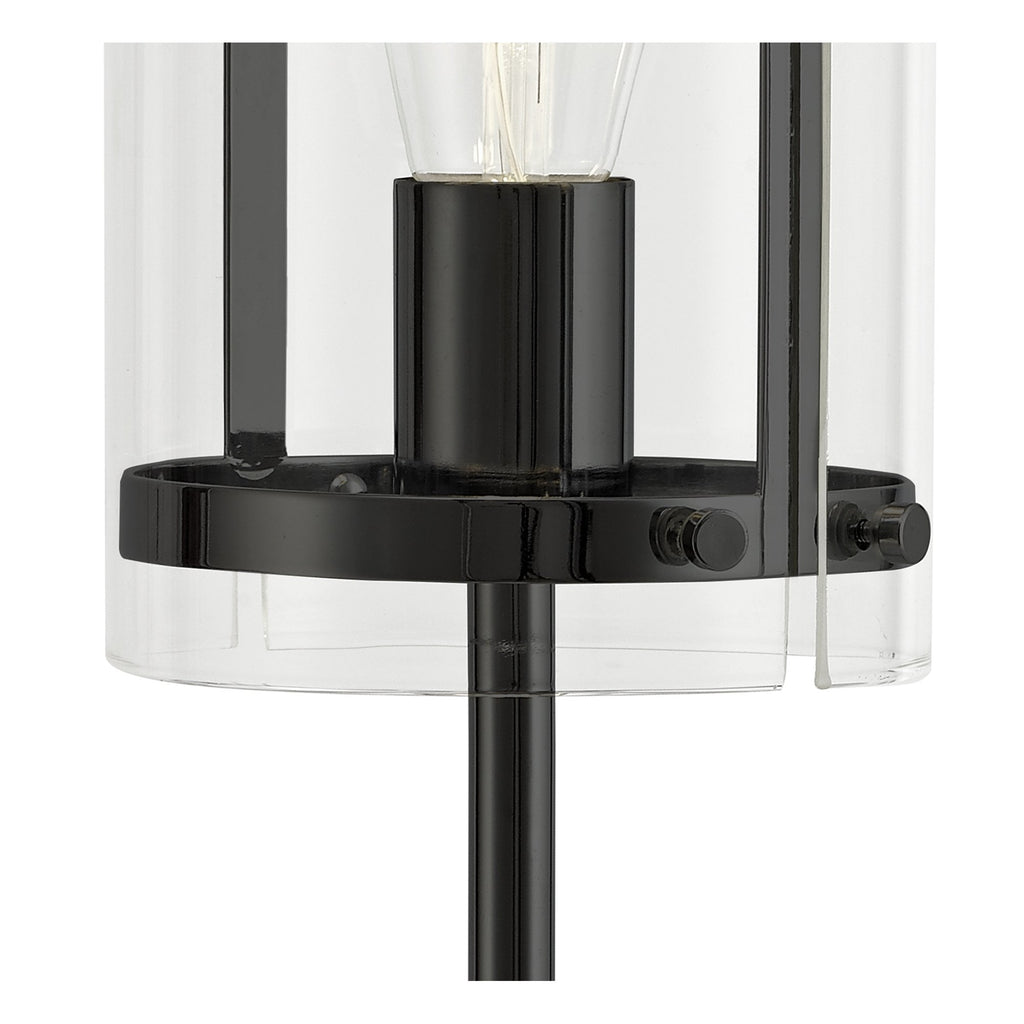 NL81709 Prince Table Lamp 1 Light Matt Black