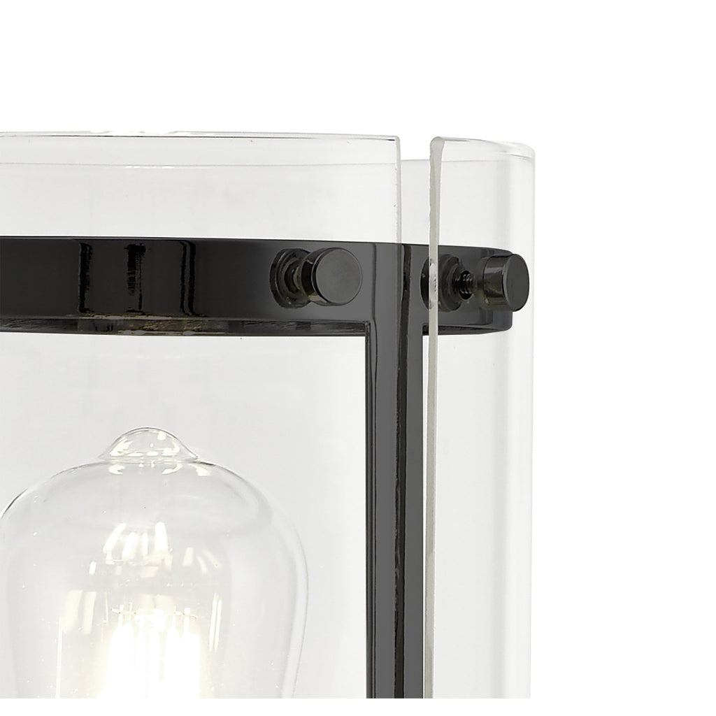 NL81709 Prince Table Lamp 1 Light Matt Black
