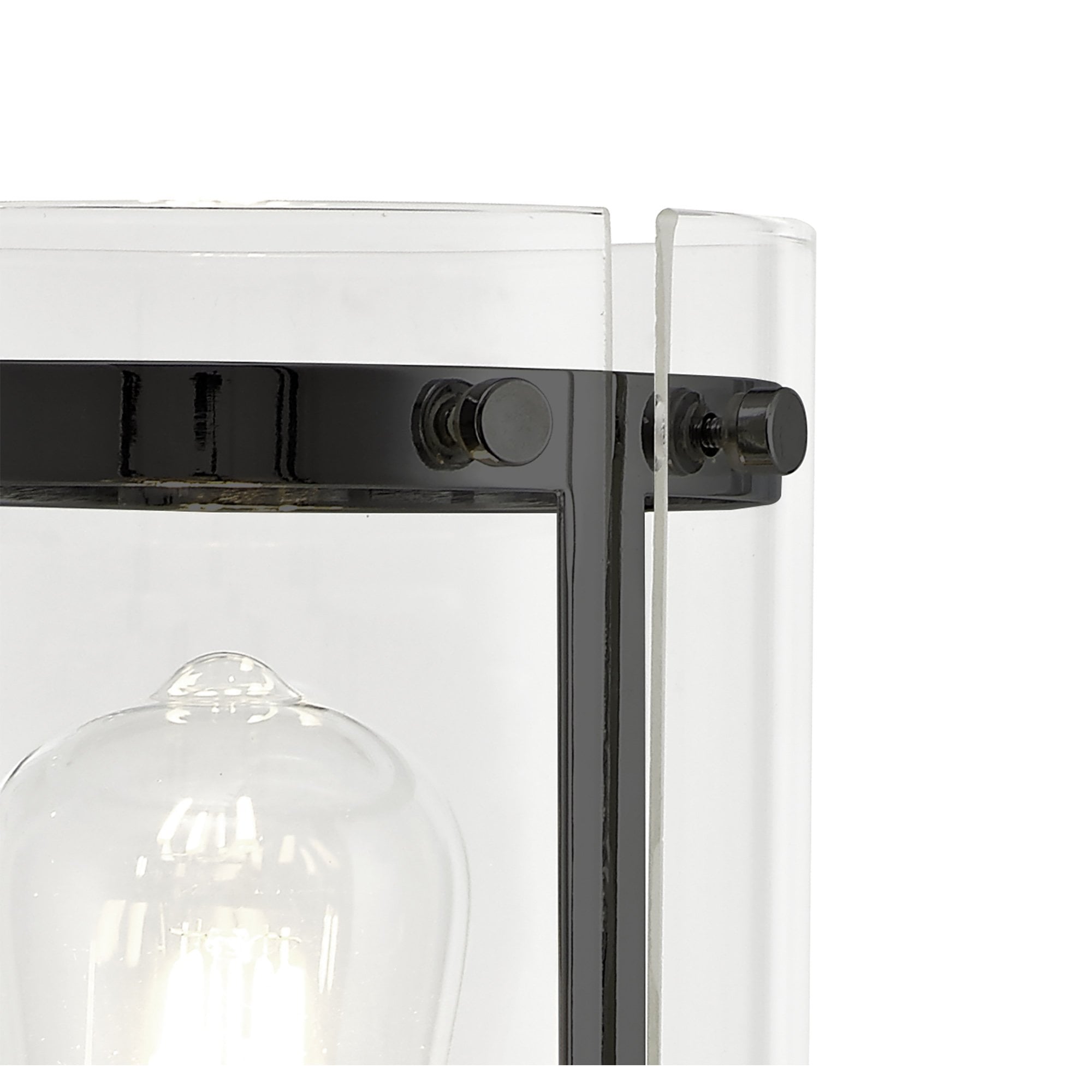 NL81709 Prince Table Lamp 1 Light Matt Black