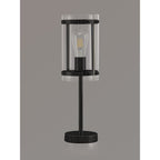 NL81709 Prince Table Lamp 1 Light Matt Black