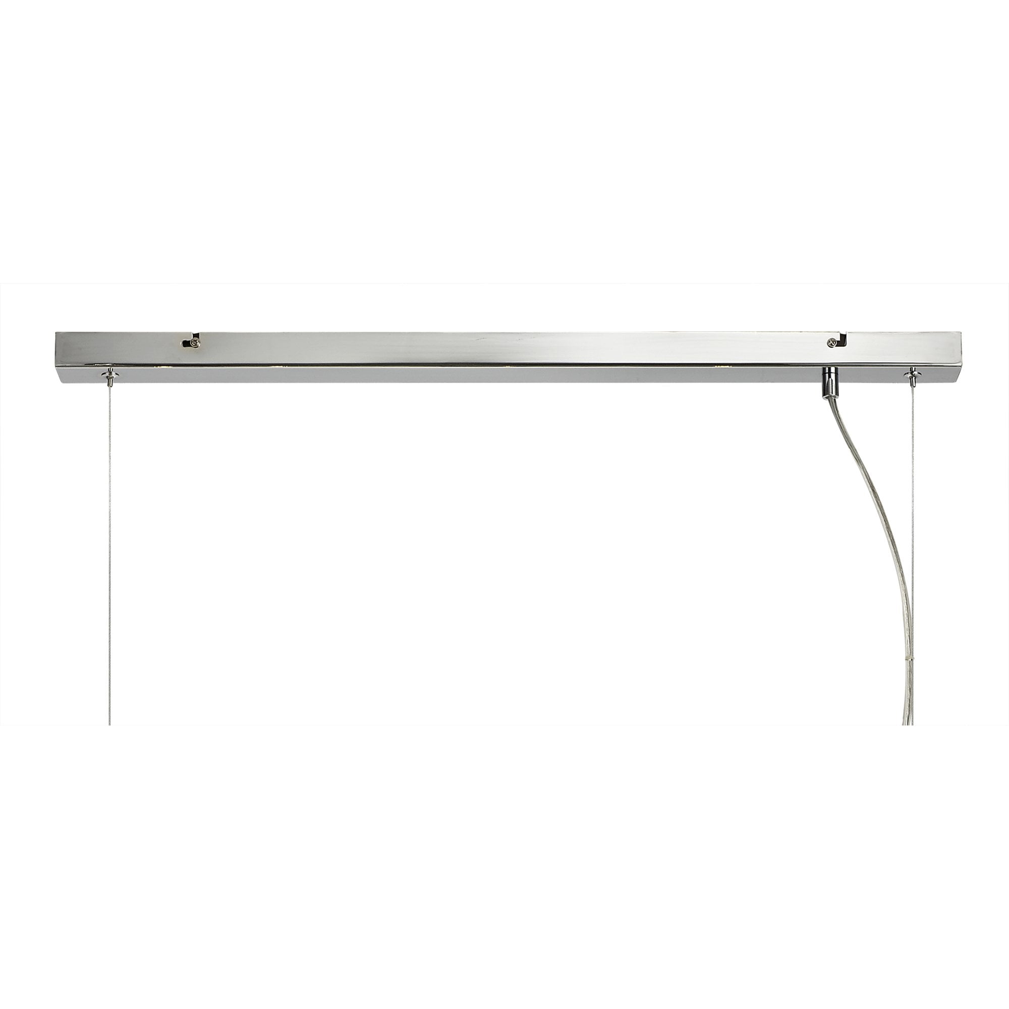 NL73039 Rome Pendant 7 Light Polished Chrome/Smoked Glass