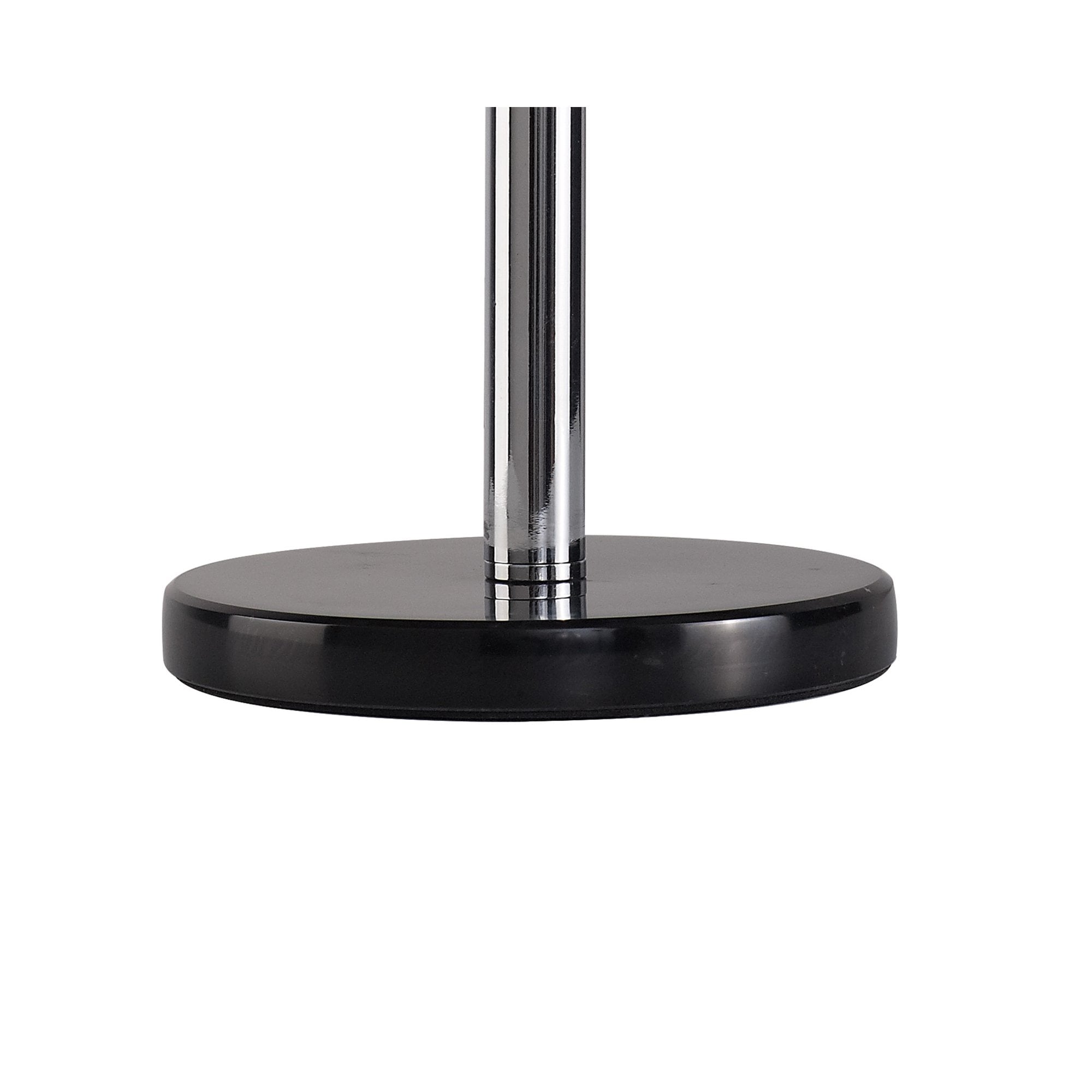 NL73059 Rome Table Lamp 3 Light Polished Chrome/Smoked Glass