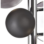 NL73069 Rome Wall Lamp 2 Light Polished Chrome/Smoked Glass