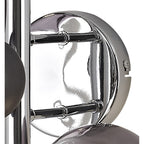 NL73069 Rome Wall Lamp 2 Light Polished Chrome/Smoked Glass