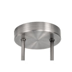 NL76579 Rome Semi-Flush Ceiling  Light 4 Light Polished Chrome/Smoked Glass
