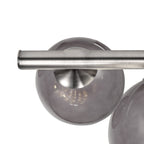 NL76579 Rome Semi-Flush Ceiling  Light 4 Light Polished Chrome/Smoked Glass