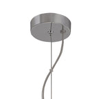 NL76589 Rome Pendant 5 Light Polished Chrome/Smoked Glass
