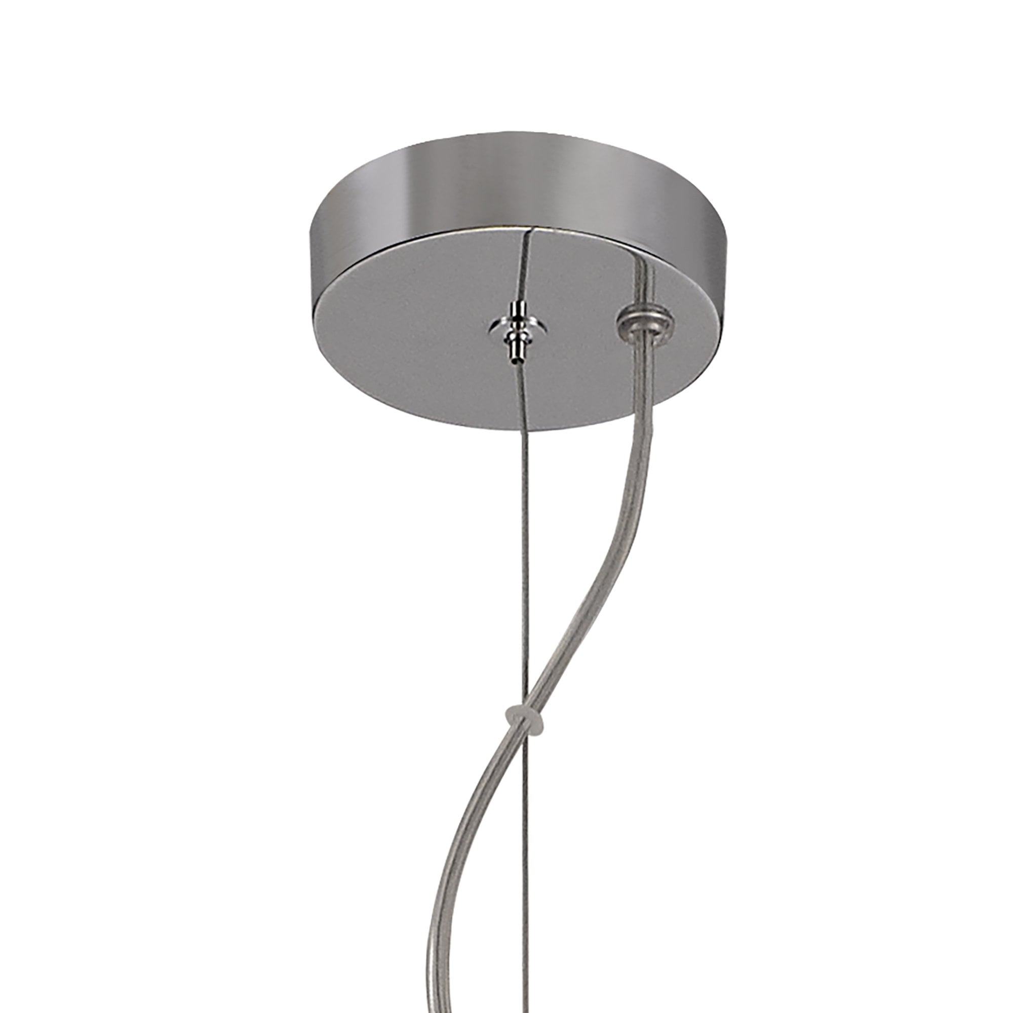 NL76589 Rome Pendant 5 Light Polished Chrome/Smoked Glass