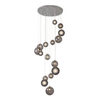 NL76599 Rome Pendant 16 Light Polished Chrome/Smoked Glass
