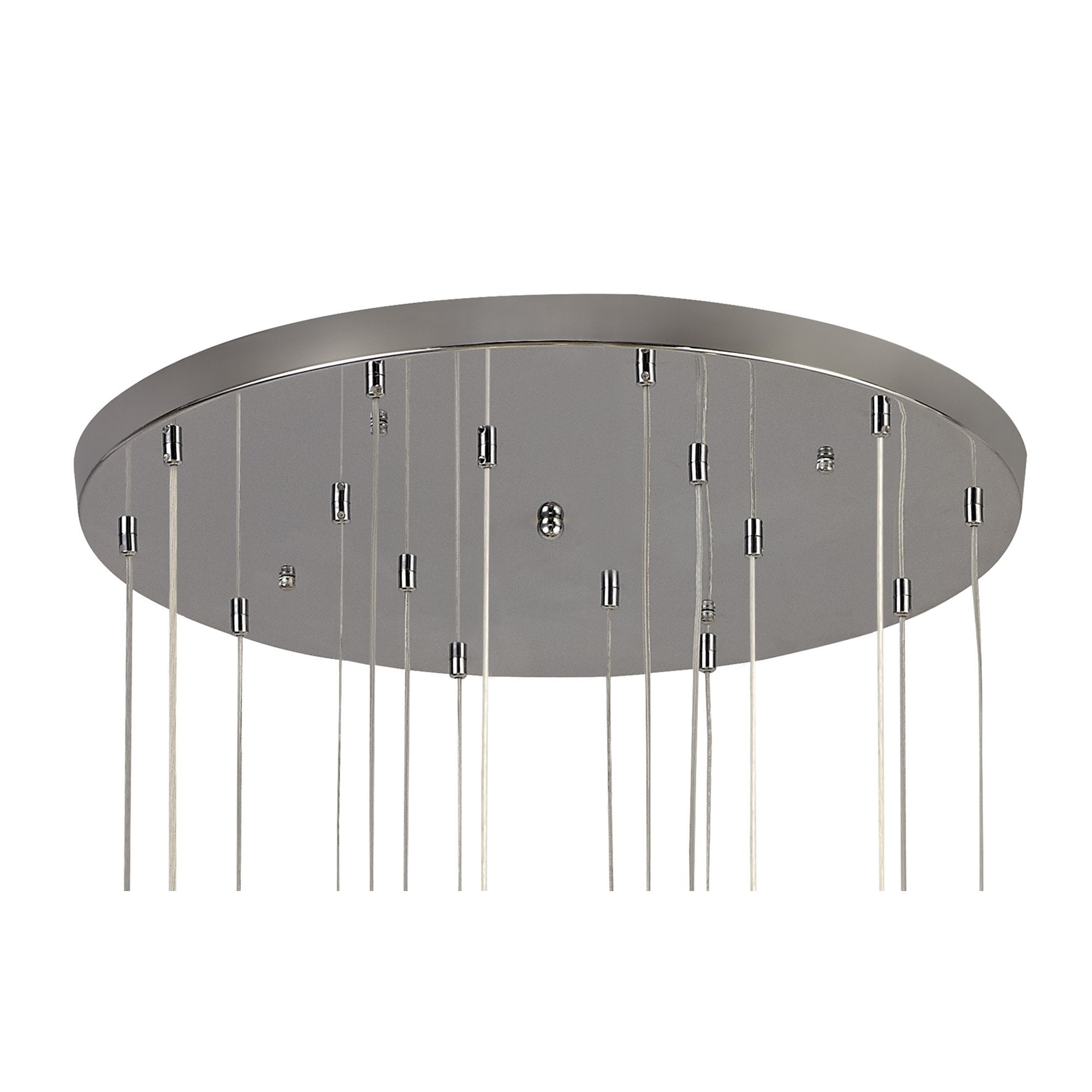 NL76599 Rome Pendant 16 Light Polished Chrome/Smoked Glass
