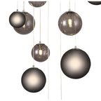 NL76599 Rome Pendant 16 Light Polished Chrome/Smoked Glass