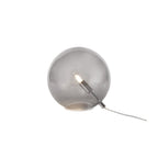 NL76609 Rome Table Lamp 1 Light Polished Chrome/Smoked Glass