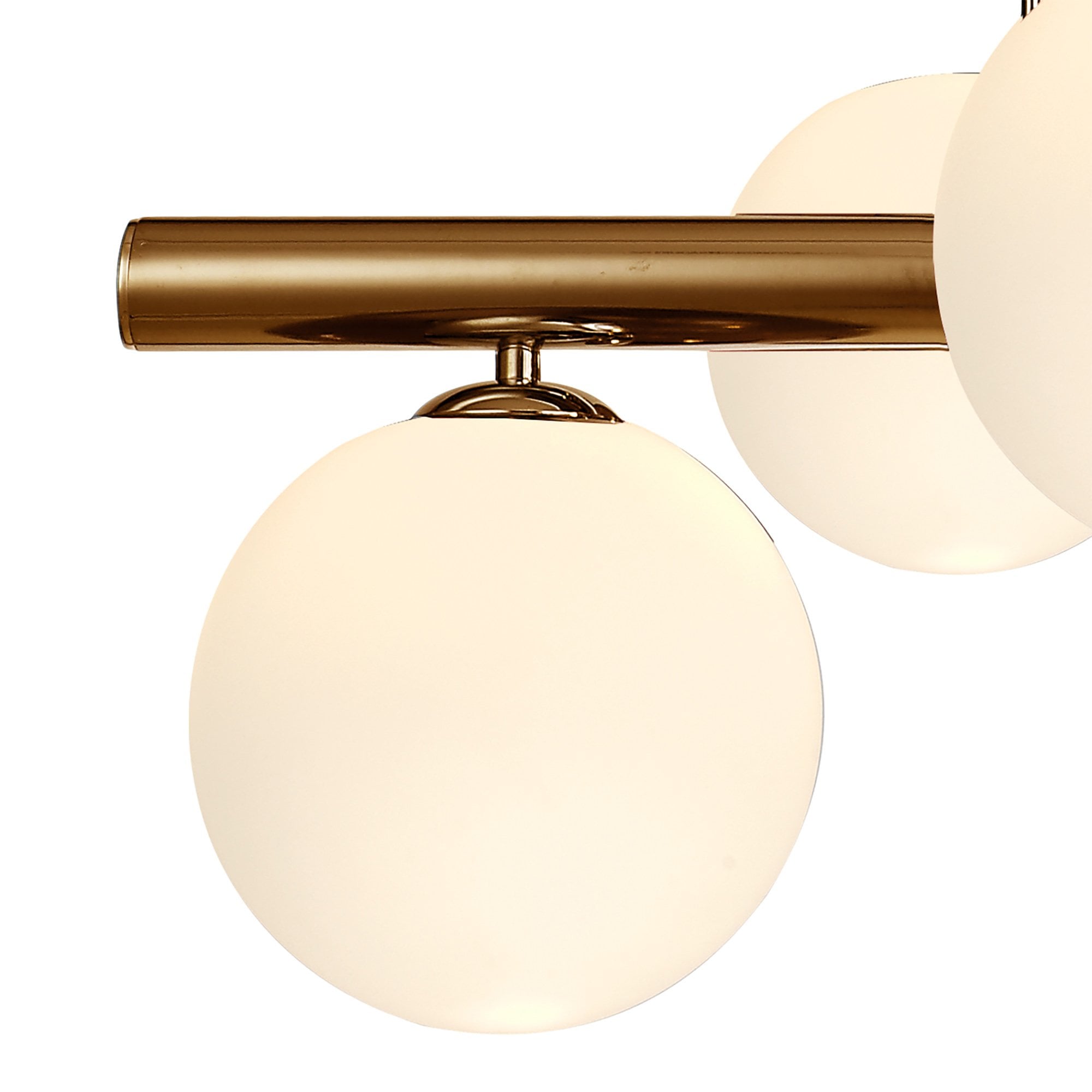 NL76619 Rome Pendant 7 Light Antique Copper/Opal & Copper Glass