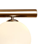NL76619 Rome Pendant 7 Light Antique Copper/Opal & Copper Glass