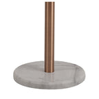 NL76629 Rome Floor Lamp 8 Light Antique Copper/Opal & Copper Glass
