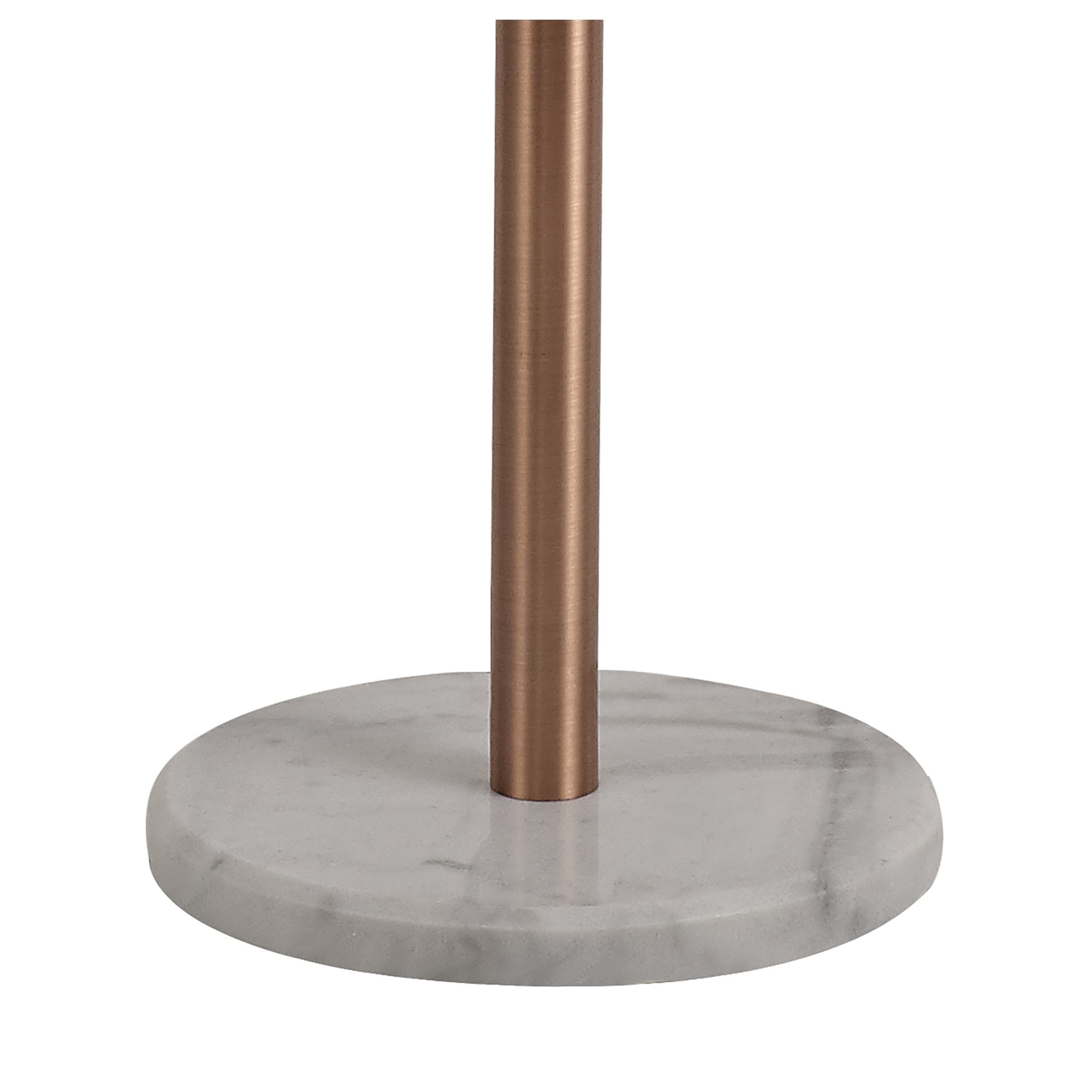Rome Floor  Lamp 8 Light Antique Copper/Opal & Copper Glass
